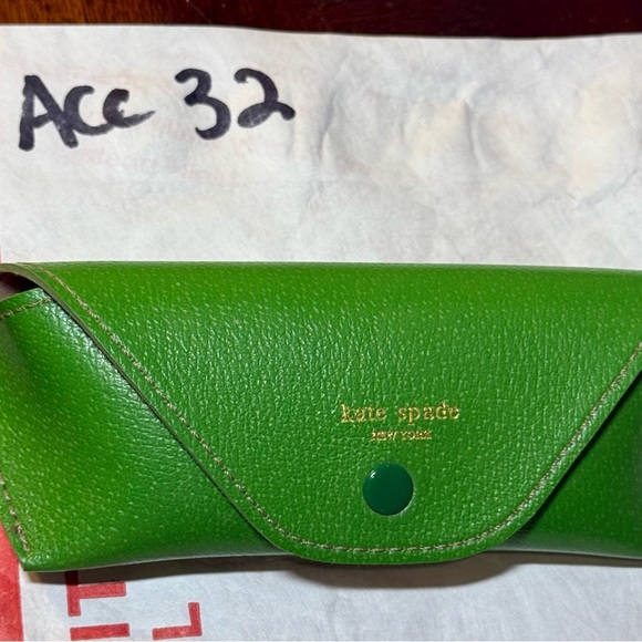 Kate Spade Linny tortoise shell Brown and Green Glasses made in Italy with case - Picture 13 of 14
